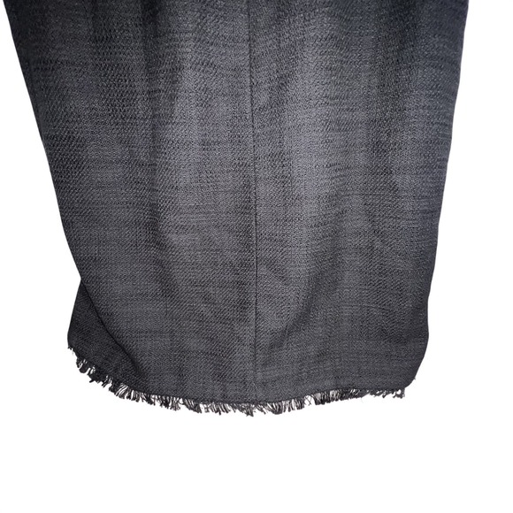 Karl Lagerfeld Paris Black shift tweed sleeveless dress size 6 *Missing Buttons* - Picture 6 of 12